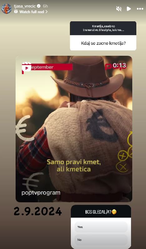 Kmetija se vrača zelo kmalu