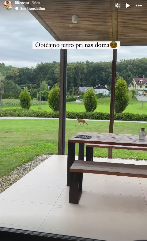 Lili Žagar in njihovo običajno jutro