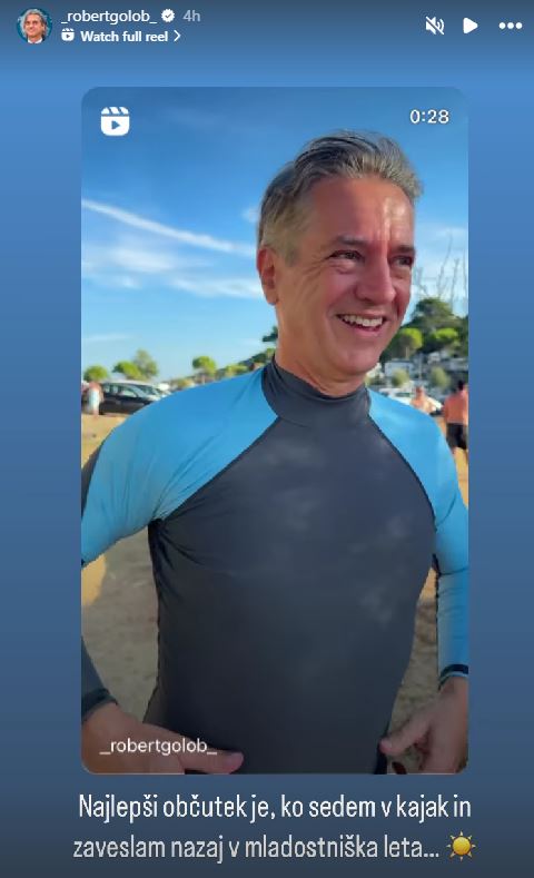Robert Golob pravi, da je to najboljši občutek