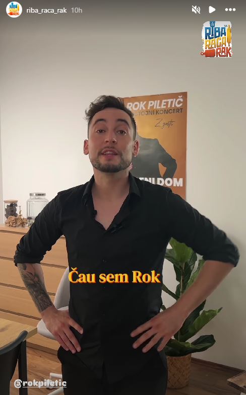 Rok Piletič se je pošalil na račun Korošic. Vir: Instagram
