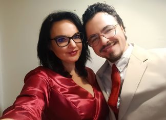Alenka Gotar in mož Anže Šuštar