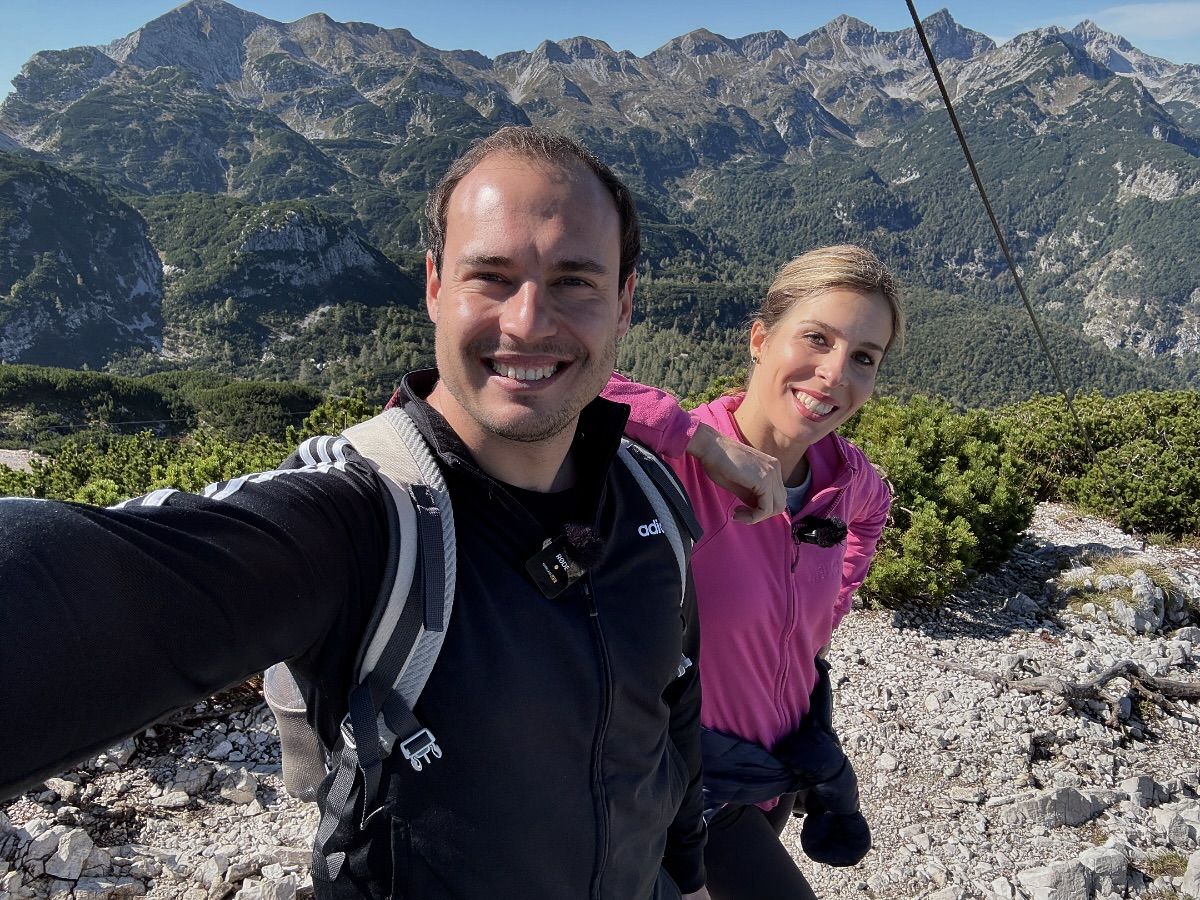 Dejan Vunjak in Lea Mederal. Vir: Instagram