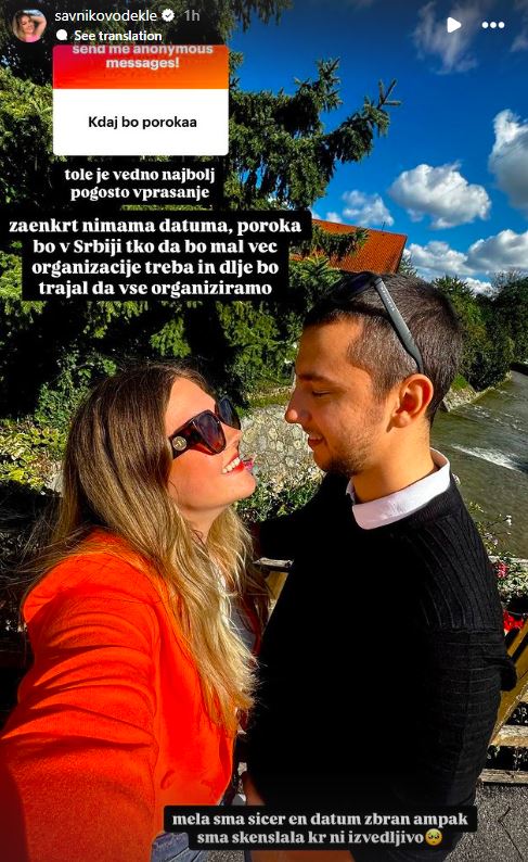 Nina Savnik se bo poročila