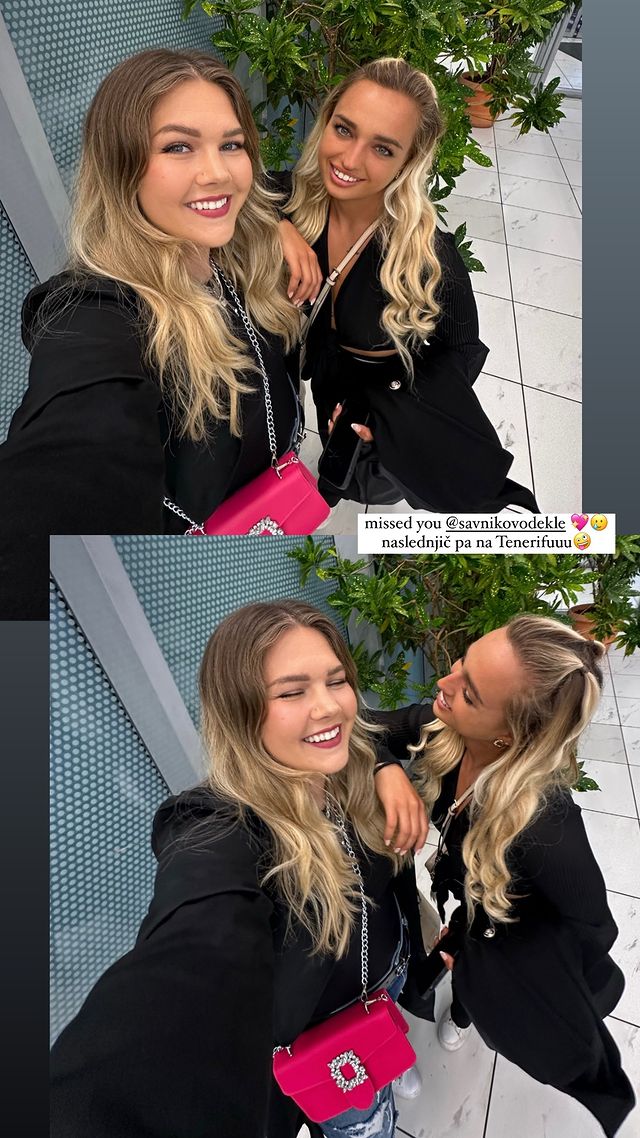 Nina in Kaja po dolgem času skupaj