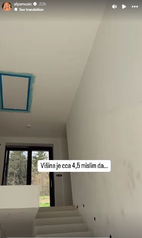 Visoko stopnišče. Vir: Instagram
