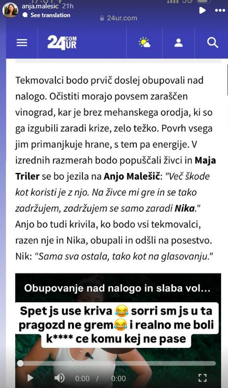 Anja Malešič - Kmetija