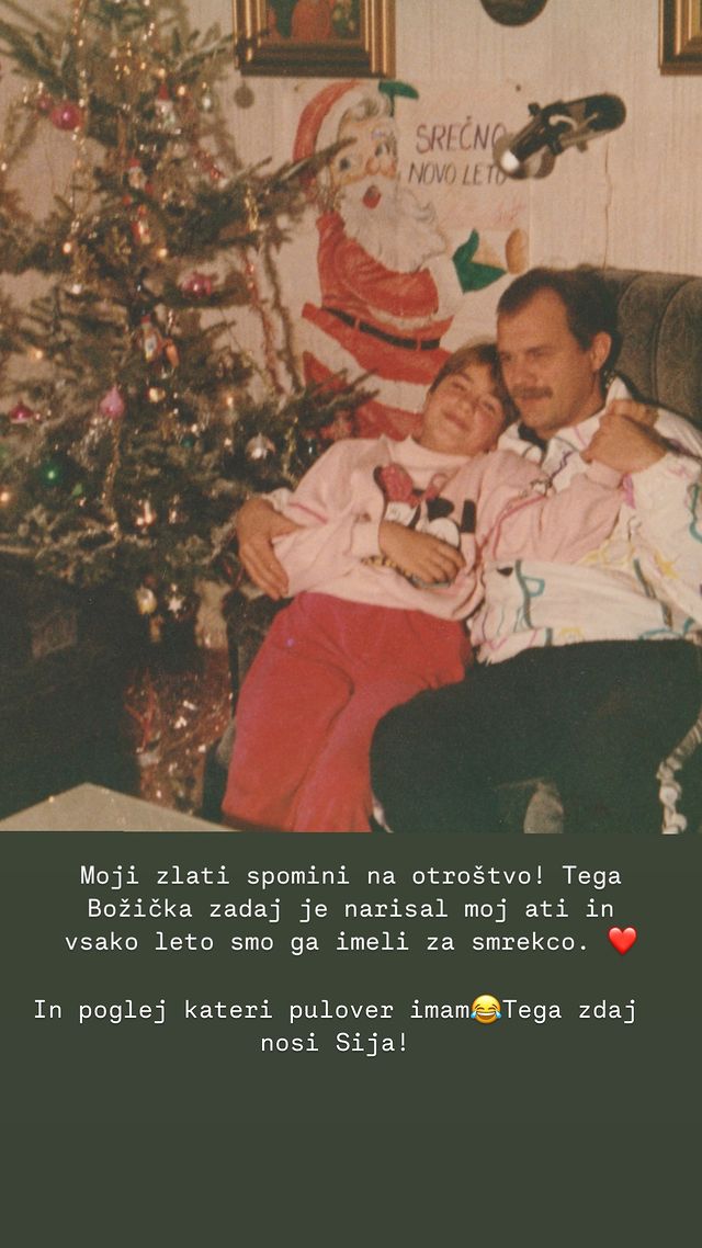 Spomini na otroštvo. Vir: Instagram