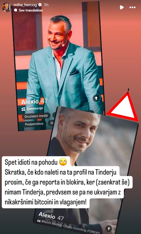 Miha Hercog na Tinderju