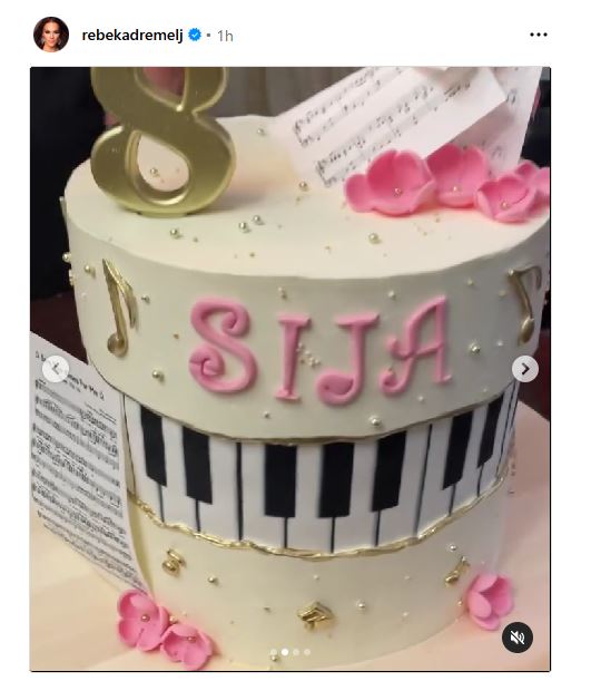 Torta za slavljenko. Vir: Instagram