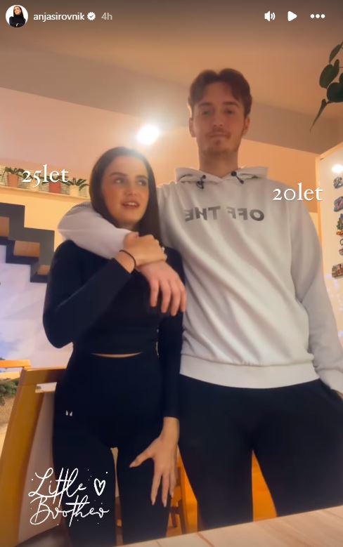 Anja Širovnik in njen postavni brat