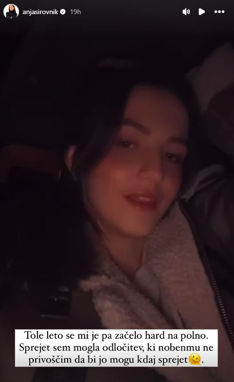 Anja Širovnik je morala sprejeti odločitev