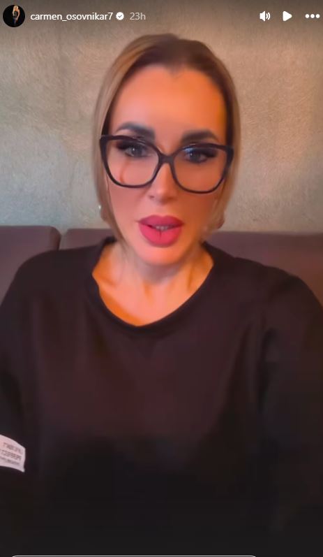 Carmen Osovnikar se je javila po dolgem času