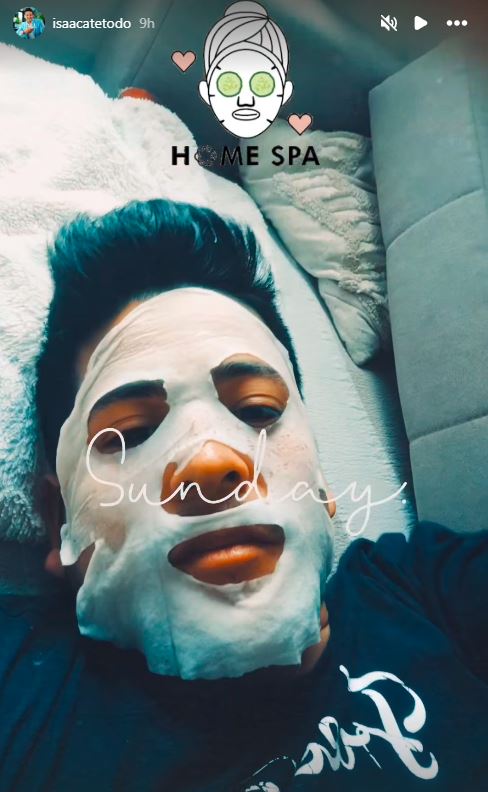 Isaac Palma se je razvajal. Vir: Instagram