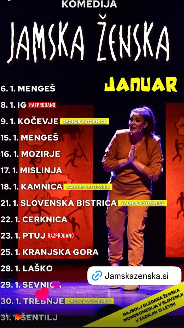 Rebeka Dremelj bo imela 15 predstav v januarju (1)