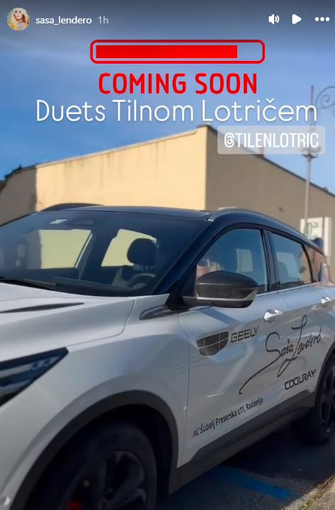 Saša Lendero bo imela duet s Tilnom