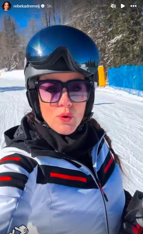 Rebeka Dremelj na smučanju