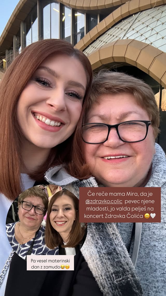Eva Boto in njena mama Mira