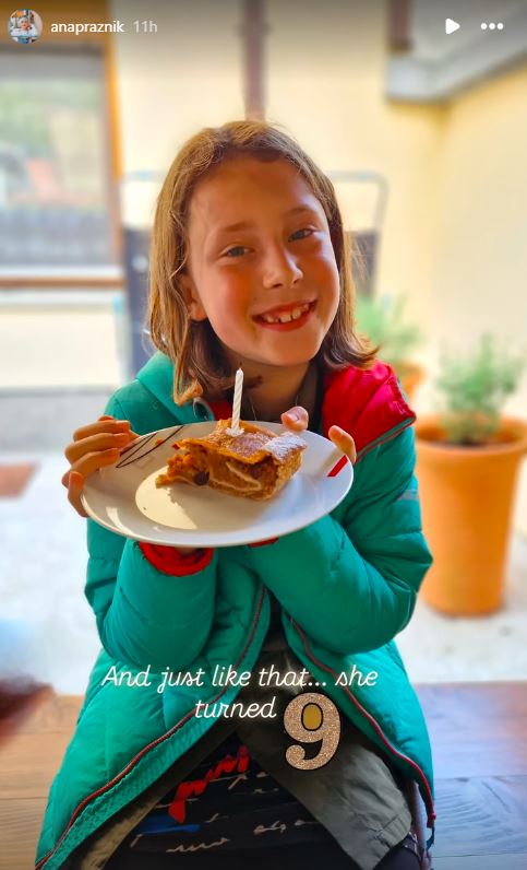 Otja je praznovala že 9. rojstni dan. Vir: Instagram