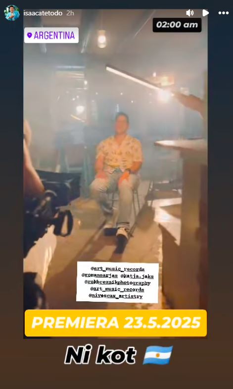 Isaac Palma sporočil veselo novičko