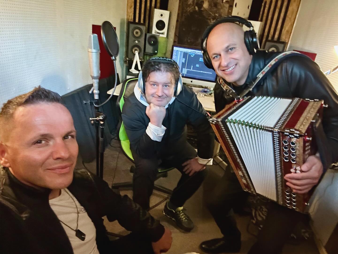 Jani Pavec v studiu