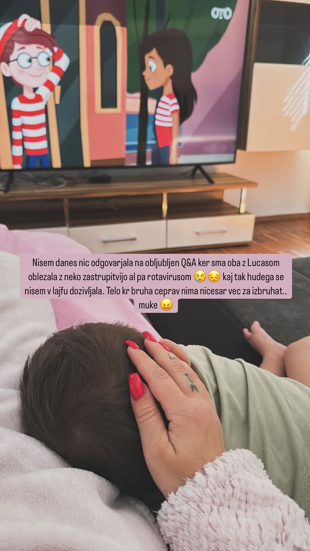 Laura Beranič je hudo zbolela