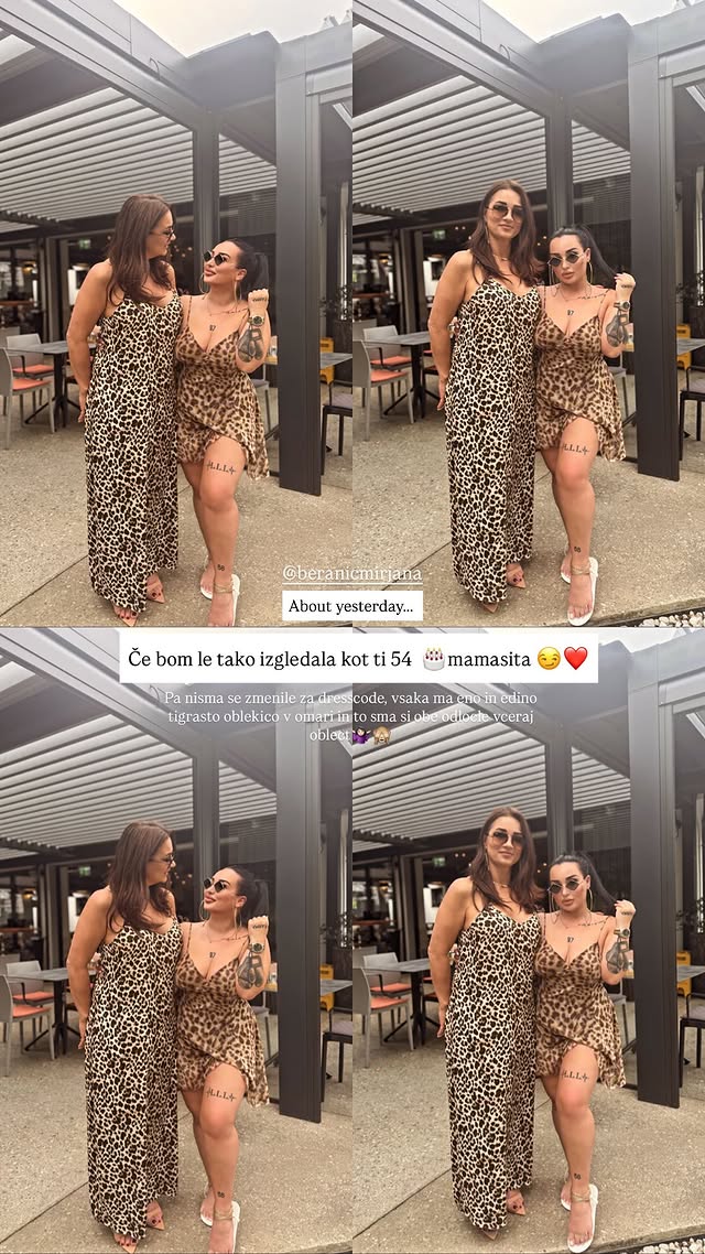 Laura Beranič in njena mama