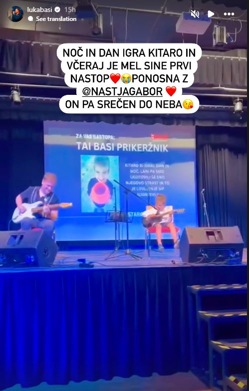 Luka Basi kipi od ponosa