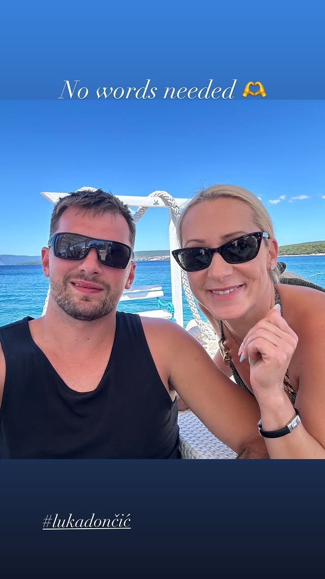 Luka Dončić in Vlasta Mažgon