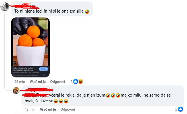 Opozorilo gledalca na FB. Vir: Facebook.com