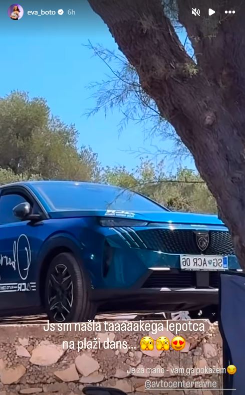 Eva Boto je na plaži našla lepotca
