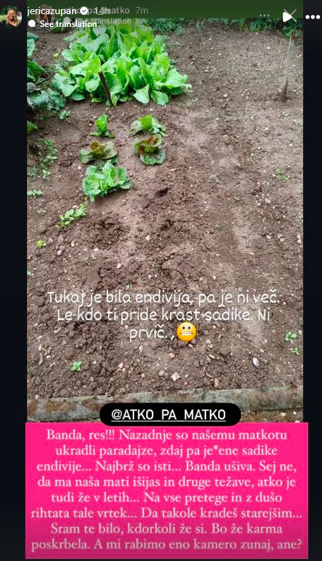 Jerica Zupan je besna zaradi dogajanja