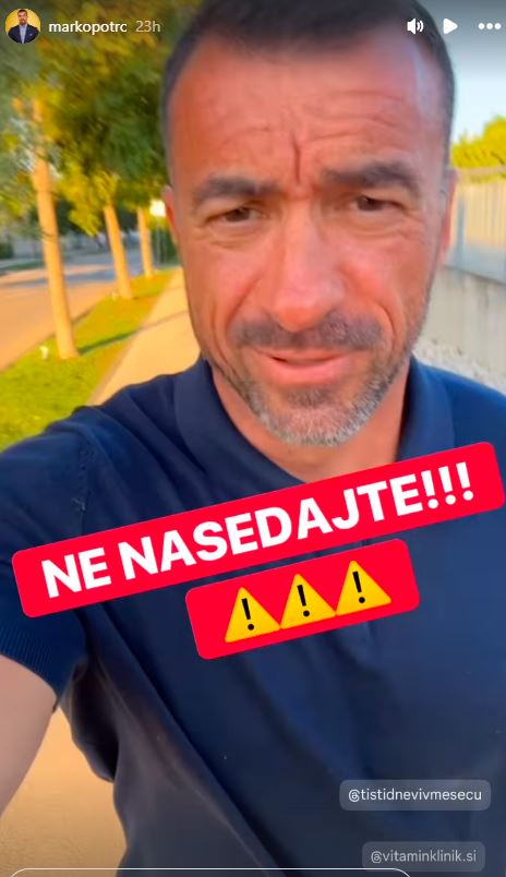Marko Potrč s pomembnim opozorilom