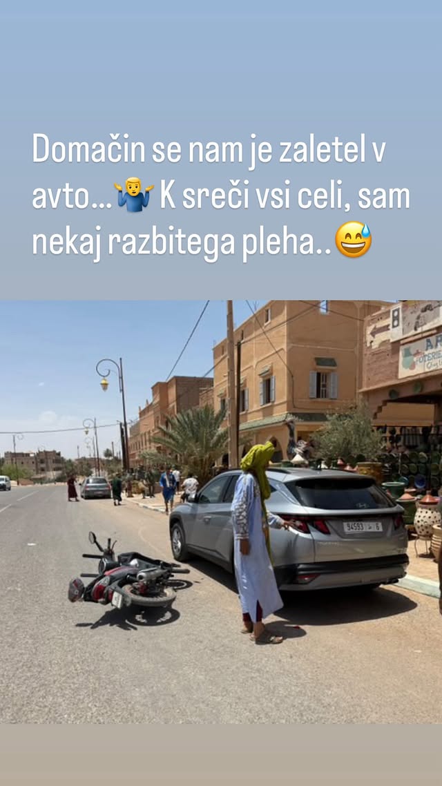 Prizorišče nesreče v Maroku
