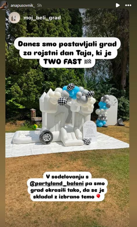 Taiev grad za rojstni dan