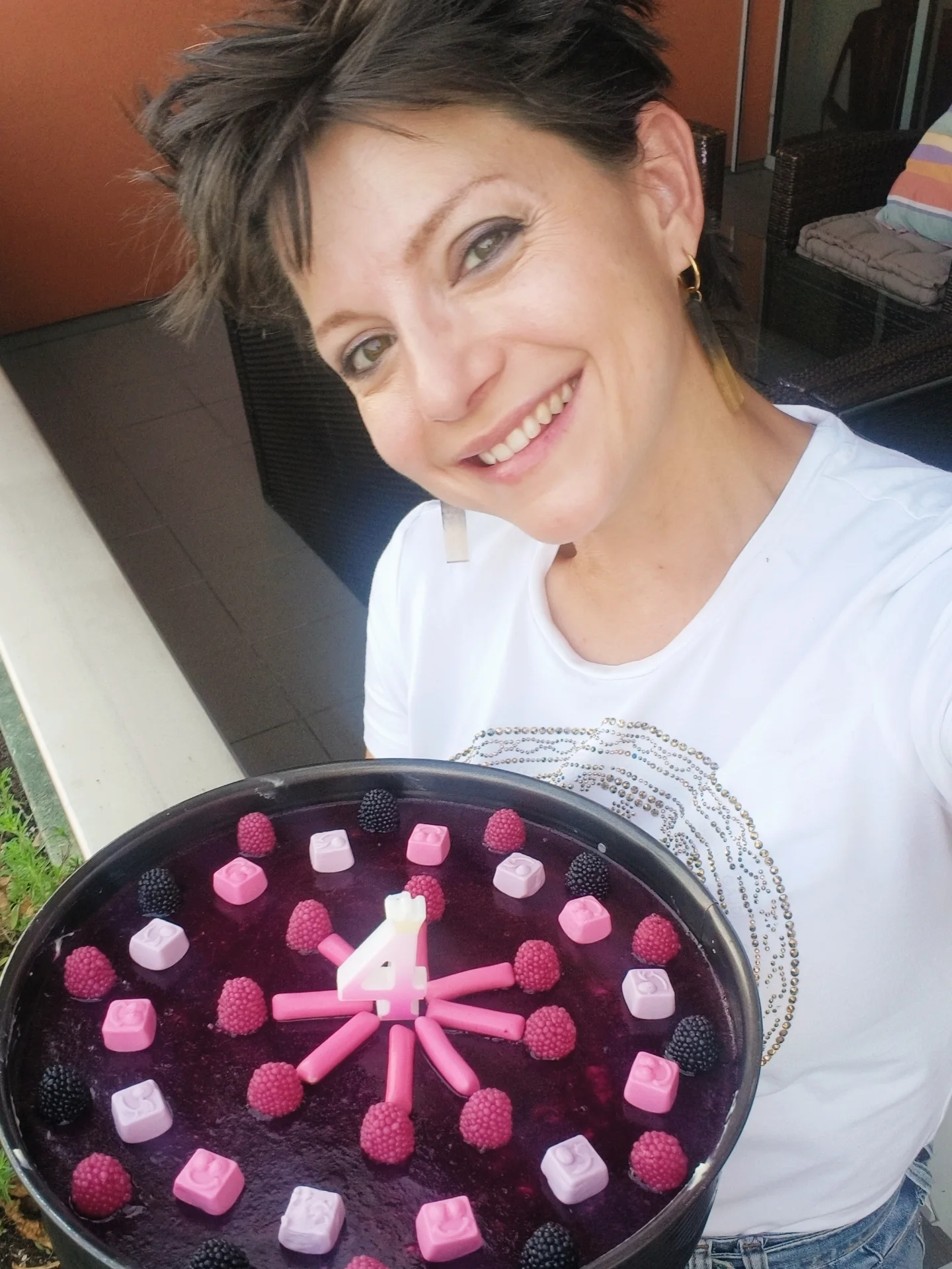 Tanja Žagar je za svojo hčerkico naredila torto