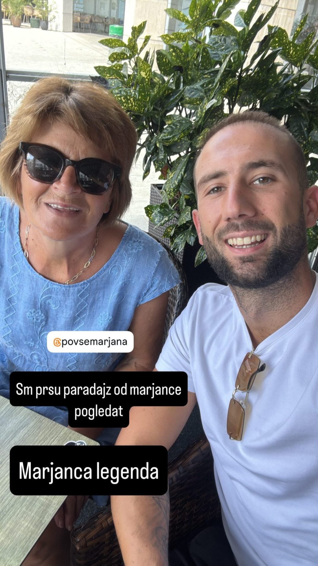 Marjanca in Nik. Vir: Instagram