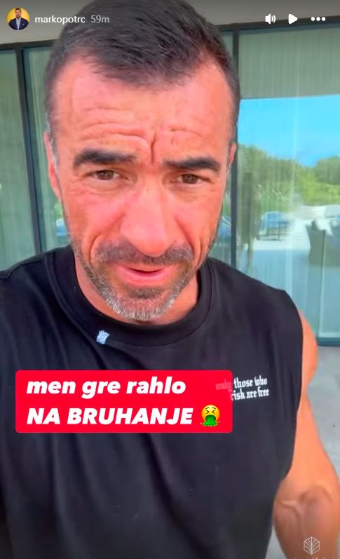 Marko Potrč je skoraj bruhal