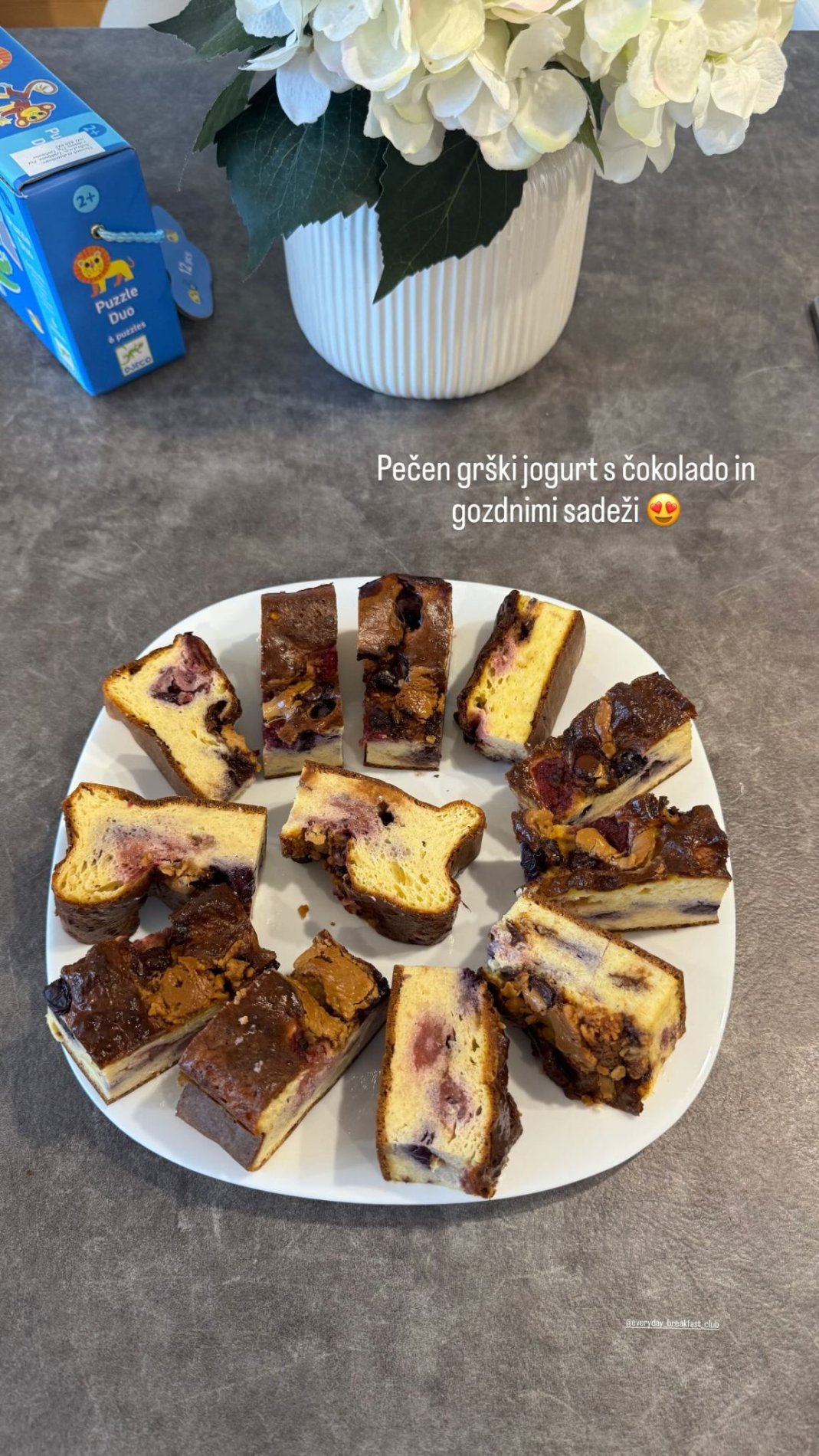 Anamaria je pripravila slastno sladico. Vir: Instagram
