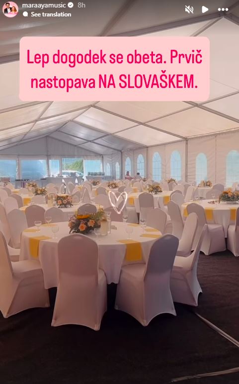 Prvič sta nastopila na Slovaškem. Vir: Instagram