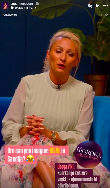Anja je stopila v bran Viki