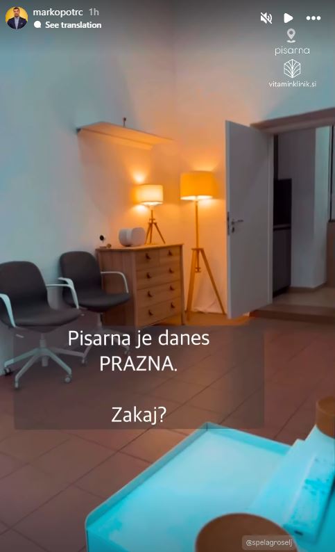 Marko Potrč je ostal sam