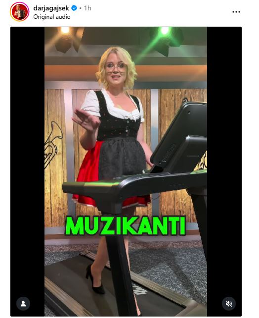 Darja preseneča v vseh pogledih. Vir: Instagram