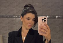 Sanja Grohar se je v drzni obleki pojavila na dogodku z moškim, ki ni bil njen mož