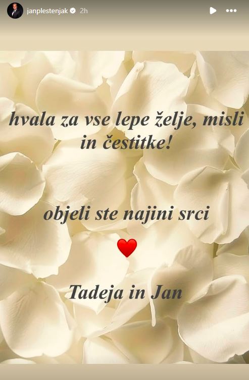 Jan Plestenjak in Tadeja Majerič