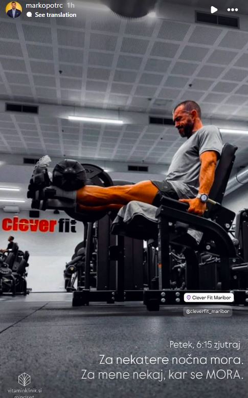 Marko Potrč je discipliniran človek