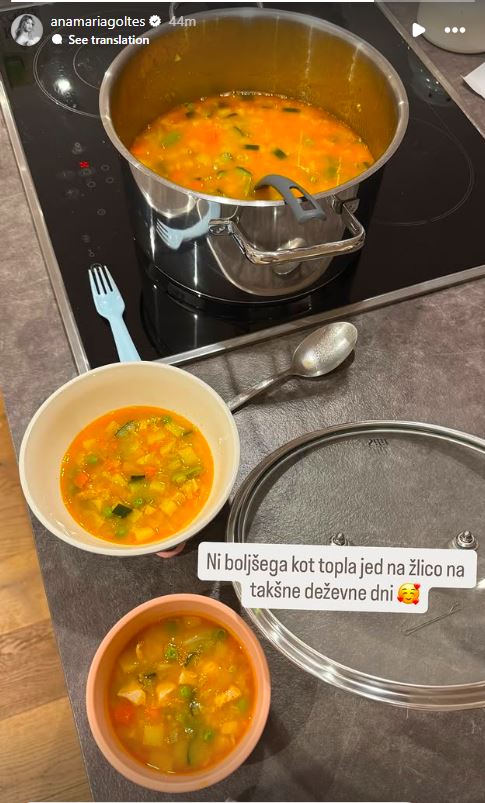 Takšno jed je pripravila Anamaria. Vir: Instagram