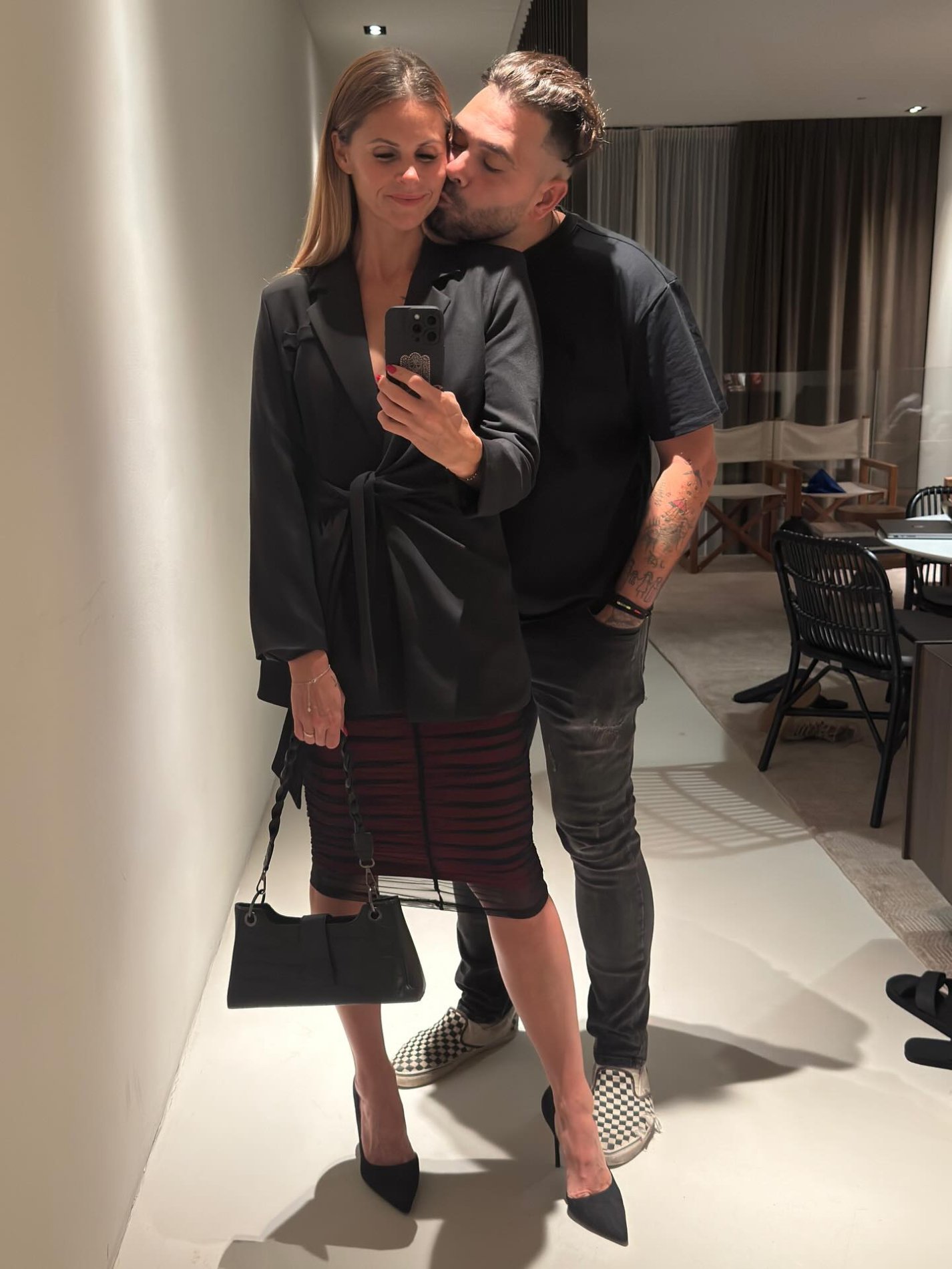 Teja in Jani na oddihu. Vir: Instagram