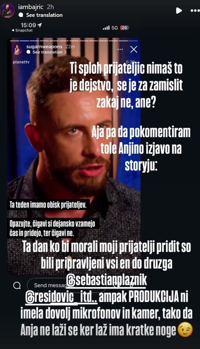 Anja in Dejan pereta umazano perilo kar preko družbenega omrežja