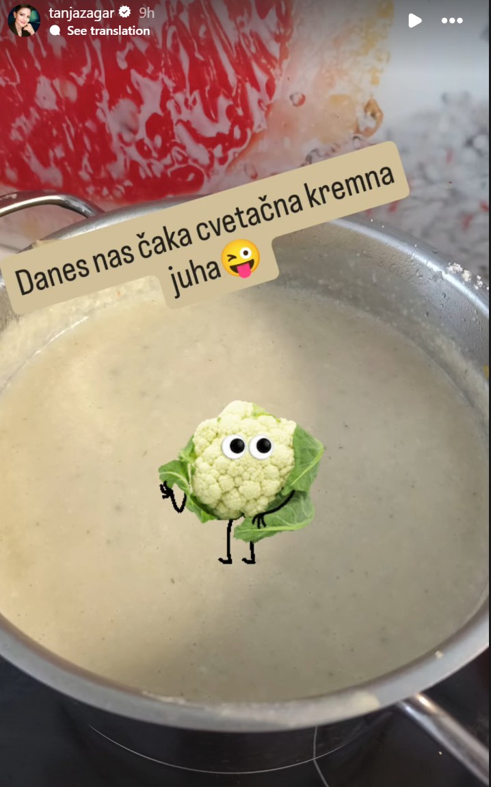 Tanja Žagar in njena cvetačna juha
