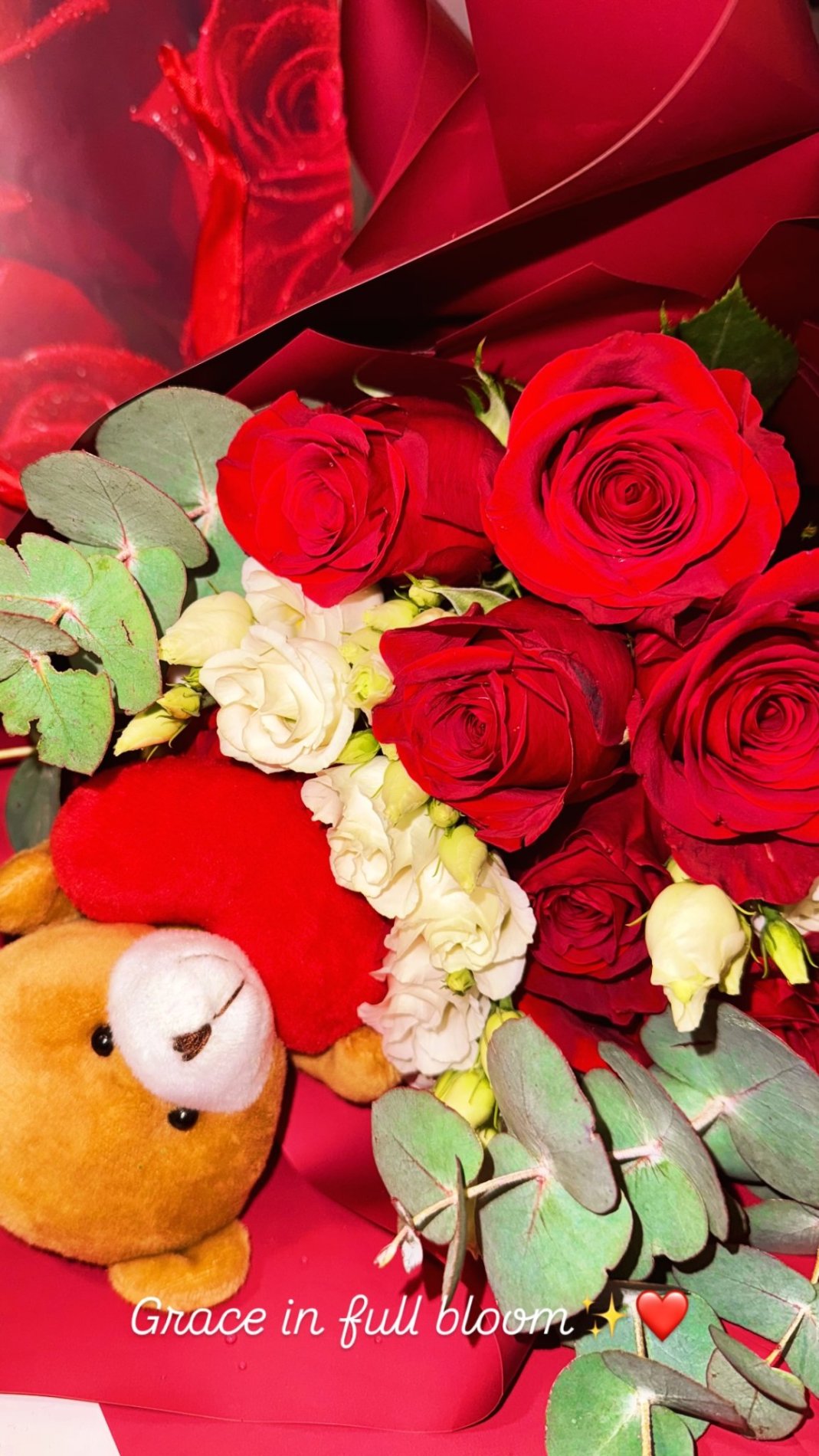 Kaja je pokazala darilo, ki ga je prejela za valentinovo. Vir: Instagram